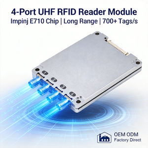 Module de lecture multi-tags Impinj E710 UHF RFID 4 ports U84, 700+ tags/s, inventaire rapide, en alliage d'aluminium, 25m+, pour entrepôt intelligent - Product Image 4