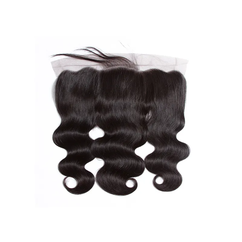 8A grade 100% Original Brazilian hair 13x6 lace closure frontal piece