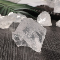 Pierre brute de cristal de quartz blanc naturel, diffuseur d'aromathérapie, démagnétisant, offrande bouddhiste, fabriqué en Chine