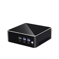 Mini PC industriel avec boîtier en aluminium, processeur 2955U, ordinateur de bureau compact pour les entreprises et l'automatisation