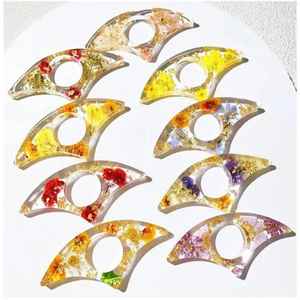 Marcapáginas de Resina con Forma de Flor de Nacimiento, Transparente, con Anillo para el Pulgar, Accesorios de Lectura para Maestros y Estudiantes - Product Image 4