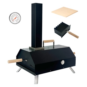 Parrilla <span class=keywords><strong>de</strong></span> Pellets <span class=keywords><strong>de</strong></span> Madera Portátil Moderna <span class=keywords><strong>para</strong></span> el Hogar, Color Negro con Acabado <span class=keywords><strong>de</strong></span> Recubrimiento en Polvo, Seguridad contra Llamas, <span class=keywords><strong>Piedra</strong></span> <span class=keywords><strong>para</strong></span> Pizza, Parrillas <span class=keywords><strong>para</strong></span> Barbacoa - Product Image 6