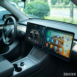 Système Android pour modèles <span class=keywords><strong>Tesla</strong></span> <span class=keywords><strong>3</strong></span>/Y (2019-2025) avec écran 15,6 pouces, processeur Qualcomm 8 cœurs 6125, CarPlay, 4G, Wi-Fi et navigation, affichage 2K - Product Image 1