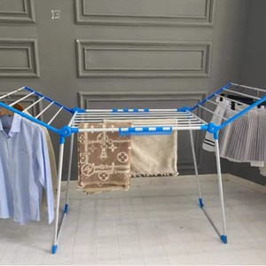 Grande Stendibiancheria Telescopico <span class=keywords><strong>Salvaspazio</strong></span>, Pieghevole, Staccabile, in Metallo, per Uso in <span class=keywords><strong>Bagno</strong></span> - Product Image 2