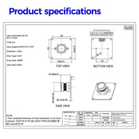 Módulo de Mini Cámara con Sensor OV2718 1920x1080 30fps UVC Plug and Play para Soluciones Integradas con Rendimiento en Condiciones de Poca Luz