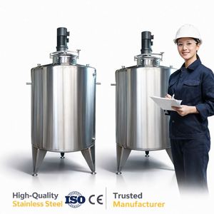 1000L Stainless Steel Heating Cosmetic Homogenizing Mixer Tank <b>Hand</b> Soap Detergent Mixing Machine Production Equipment - Product Image 3