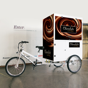 Nuevo Triciclo de Comida <span class=keywords><strong>Ester</strong></span>, Bicicleta de Café - Product Image 6
