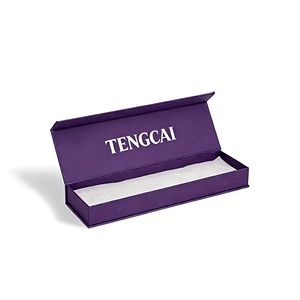 Harga Pabrik Asli Kotak Kertas Kaku Logo Kustom Kotak Hadiah Penutup Magnetik - Product Image 3