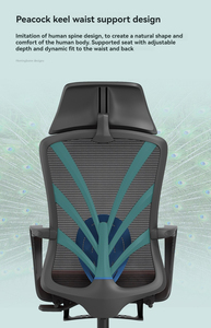 Office Chair Ergonomic Swivel High Back Mesh Silla De Oficina <strong>Executive</strong> Chair Commercial Office Furniture Chaise De Bureau - Product Image 6