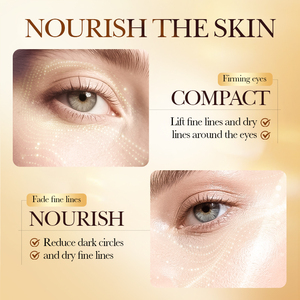 Masque pour les <span class=keywords><strong>yeux</strong></span> raffermissant au collagène d'or SADOER, masque hydratant pour les <span class=keywords><strong>yeux</strong></span>, anti-âge, anti-poches, éliminateur <span class=keywords><strong>de</strong></span> cernes - Product Image 5