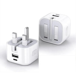 Chargeur mural USB C double PD 35W, adaptateur universel pour smartphone, compatible avec les prises UK, EU, US, AU, chargeur rapide USB C, vente en gros - Product Image 1