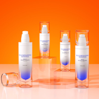 Conteneurs d'emballage cosmétique PETG de 30 ml, 50 ml, 100 ml, 120 ml, 30 g, 50 g, flacons pompe à lotion en plastique personnalisés