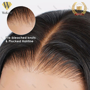 Parte <span class=keywords><strong>Max</strong></span> 9 by6 parrucca di pizzo onda acqua senza colla parrucca Pre-sbiancata nodi Pre-taglio HD pizzo parrucca - Product Image 3