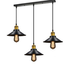 Vintage Hanging <b>Light</b> Loft Retro Chandelier E27 Base industrial style iron pendant <b>light</b> for restaurant - Product Image 2
