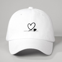 Casquette de baseball brodée en forme de cœur, effet délavé, pour la sublimation, style camionneur, polyvalente, Gorras Bordadas Personalizadas
