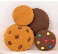 Coussin Biscuit en Peluche pour Enfant, Accessoire Super Doux, Cadeau Créatif d'Anniversaire de Noël, Kawaii