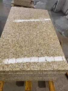 मध्ययुगीन शैली पीले ग्रेनाइट प्लेट लीची सतह पॉलिशिंग ब्लॉक नगरपालिका इंजीनियरिंग के लिए विला बाहरी दीवार डिजाइन के लिए - Product Image 2