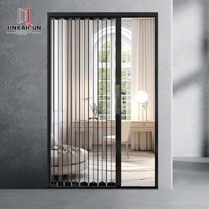 <span class=keywords><strong>Puerta</strong></span> Mosquitera Invisible de Aleación de Aluminio Jianggan, Malla de Acero Inoxidable, Diseño Plegable, Protección Contra Mosquitos, Robos, Gatos, Perros y Roedores - Product Image 1