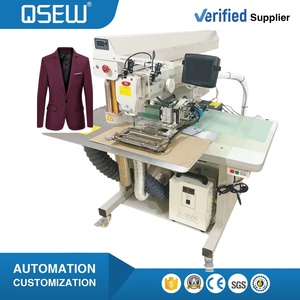QS-3020-OP Apparel Textile Machinery Automatic Zipper Laser Pocket Open Sewing <b>Machine</b> Pocket Welting <b>Machine</b> - Product Image 1