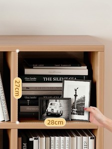 Simple Eight-grid Multi-layer <strong>Bookshelf</strong> Kitchen <strong>Bookshelf</strong> Low Bookcase With <strong>Storage</strong> Rack Can Be Used For Home Or Office Reading - Product Image 4