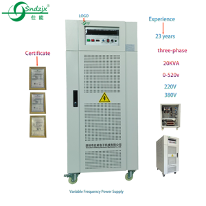 Alimentatore CA Trifase 20KVA a Prezzo di Fabbrica, Variabile 50/60Hz, Convertitore di Frequenza Industriale per Laboratorio ed Esportazione - Product Image 1