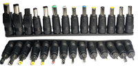 28 pièces/ensemble 5.5x2.1mm prise femelle multi-type pour prises cc pour adaptateur secteur câbles d'ordinateur connecteurs pour ordinateur portable