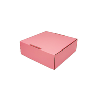 Boîtes en papier roses et noires de luxe pour l'expédition de petits cadeaux, t-shirts, vêtements, pour l'emballage des commandes de petites entreprises