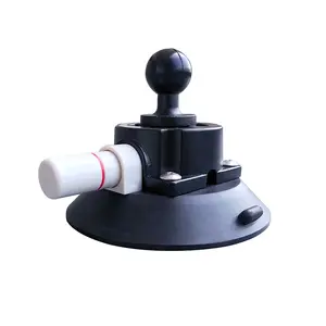 Robuuste 1 Inch Ball Mount Zware Vacuüm Glazen Zuignap Telefoonhouder Handpomp Rubber Sucker Power Cup Voor Ram
