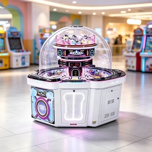 Máquina de Juegos Arcade Comercial Gashapon Party 2 para 4 Jugadores, Máquina de Juegos Arcade Operada con Monedas, Centro de Entretenimiento Integral - Product Image 6