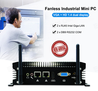 Mini Computadora Industrial sin Ventilador EGLOBAL, Intel Core I5-1334U, 2*DDR4, MSATA SSD, Win10, VGA, HD, WiFi, 2*RJ45, Giga LAN, PC Integrada