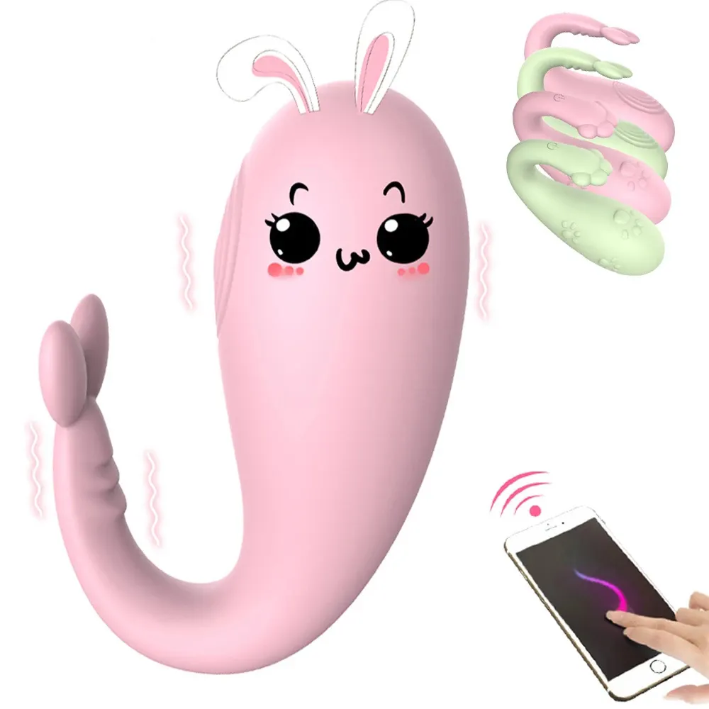 8 Geschwindigkeiten Monster Shape Vibrator APP Bluetooth Drahtlose Steuerung G-Punkt Vibrierender Eier dildo für Frauen