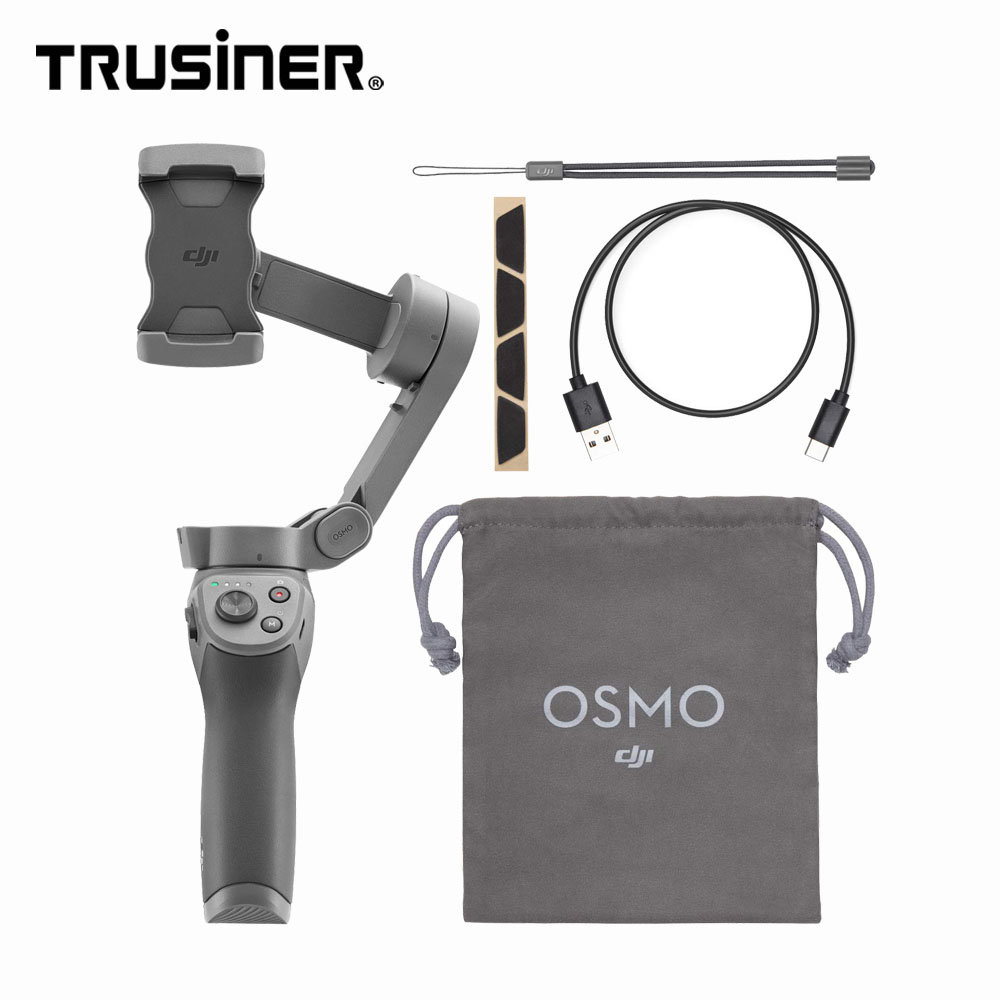 Lightweight And Portable Dji Osmo Mobile 3 Gimbal Camera Stabilizer Compatible With Iphone &amp; Android Phones