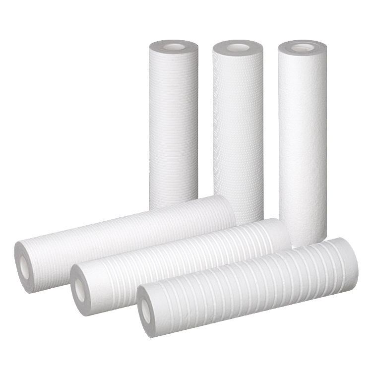 10 Inch Spun Melt Blown Sediment PP Replacement Filters Cartridges with 1 and 5 micron  Professional non-standard production 