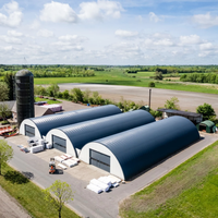 Abri de stockage industriel en métal de qualité supérieure, léger, modulaire, structure préfabriquée en acier