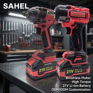 Outils électriques sans fil, clé à chocs sans balais 21 V avec batteries Makita pour un bras de suspension, un amortisseur et un arbre de transmission - Product Image 1