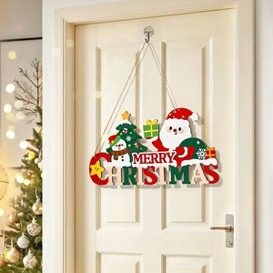 Nouveaux ornements de Noël en bois de Chine pour la décoration murale intérieure, modèle <span class=keywords><strong>Z82</strong></span> - Product Image 3