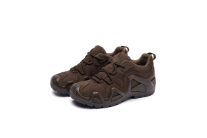 Customizable Men <b>Brown</b> Low Cut Tactical Training Shoes Waterproof Nubuck Anti Slip Tactical shoes For Security Outdoor Adventure - Product Image 6
