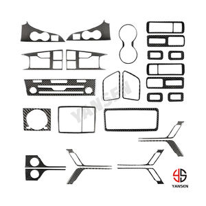 Accesorios de coche de fibra de carbono Real, pegatina embellecedora <span class=keywords><strong>interior</strong></span> para <span class=keywords><strong>Lexus</strong></span> <span class=keywords><strong>RX</strong></span> RX300 270 200t <span class=keywords><strong>450h</strong></span> 2016-2019, kit de carrocería - Product Image 1