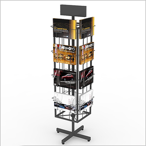 Exhibidores de Metal Personalizados para Revistas, Folletos y Postales, Exhibidores Giratorios para Tiendas Minoristas - Product Image 5