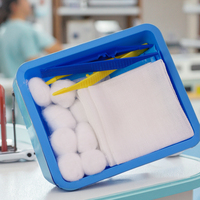 Kit de changement de pansement stérile jetable personnalisé pour infirmière matériaux de PES polymère PE en coton doux consommables médicaux pour la procédure