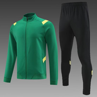 Grosir kustom menjalankan sepak bola pakaian poliester olahraga latihan baju olahraga kualitas tinggi dua bagian Tracksuit