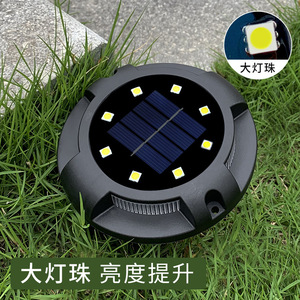 ไฟโซลาร์เซลล์ฝังดิน 8 LED สำหรับสวนกลางแจ้ง พร้อมสวิตช์แบบเหนี่ยวนำ สำหรับลานบ้านและวิลล่า - Product Image 1