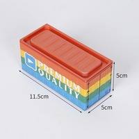 Boîte à bonbons en fer blanc en forme de mini-conteneur RTS 11,5*5*5cm, boîte stable pour bonbons et chocolats, décoration de bureau