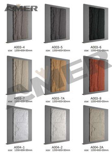 <span class=keywords><strong>AMER</strong></span> OEM Factory Wholesale Customized PU Artificial Stone Concrete Effect Panels Wall Cladding Panels Supplier - Product Image 6