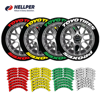 Autocollant de lettrage pour pneus YO TIRES PROXES, décoration de carrosserie, lettres en relief en PVC
