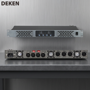 Amplificateur de puissance numérique professionnel DEKEN DA Series 1U 4 canaux, classe D, haute efficacité, PWM, pour stades et cinémas - Product Image 3