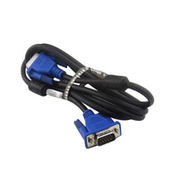 1.5M VGA vers VGA câble HD 15PIN mâle vers mâle cordon d'ordinateur pour moniteur d'ordinateur projecteur PC TV adaptateur