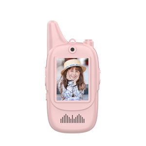 Nuevo <span class=keywords><strong>Walkie</strong></span> <span class=keywords><strong>Talkie</strong></span> Portátil para Niños, Paquete de 2 con Pantalla IPS de 2 Pulgadas, Video Intercomunicador, Regalo de Cumpleaños y Navidad - Product Image 1