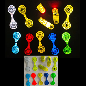 Clips magnétiques réfléchissants à led, clips de sécurité d'extérieur personnalisés, accessoire de haute qualité, jaune et blanc, nouvelle collection en chine - Product Image 1