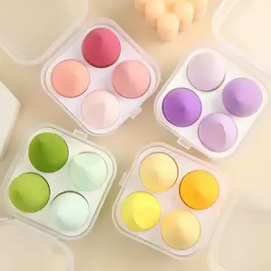 Hot Sale Private Label Nicht Latex Multi Farbe Multi Shape Beauty Eier mixer Make-up Kosmetik Make-up Schwamm